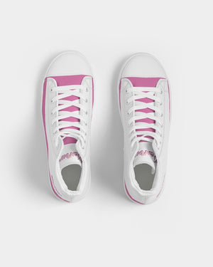 "Bubblegum Pink" Collection Women's Hightop Canvas Shoe