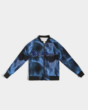 "Don't Leave Me Blue" Collection Women's Bomber Jacket