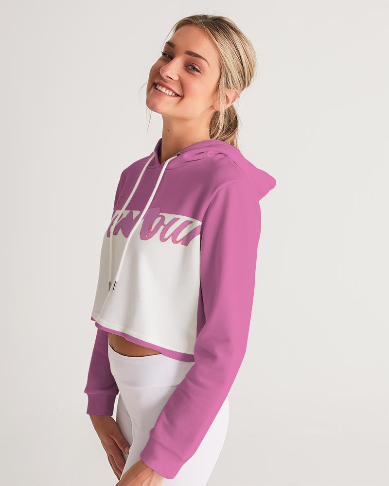 "Bubblegum Pink" Collection Women's Cropped Hoodie