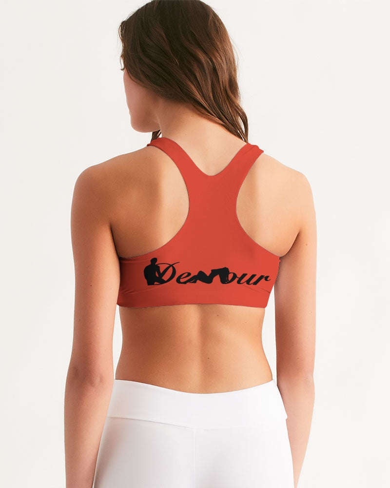 Red Zone Women's All-Over Print Seamless Sports Bra