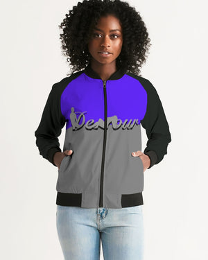 "Purple Royalty" Collection Women's Bomber Jacket