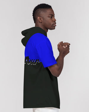 "Don't Leave Me Blue" Collection Men's Premium Heavyweight Short Sleeve Hoodie