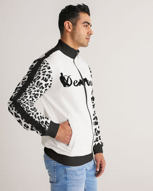 Men's Stripe-Sleeve Track Jacket