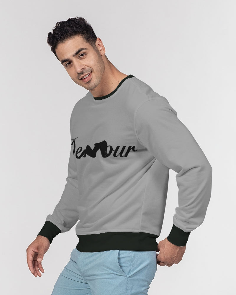 DeVour The Moment Men's Classic French Terry Crewneck Pullover