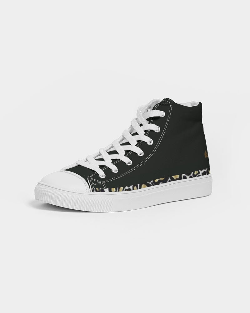 "Blackout" Men's Hightop Canvas Shoe
