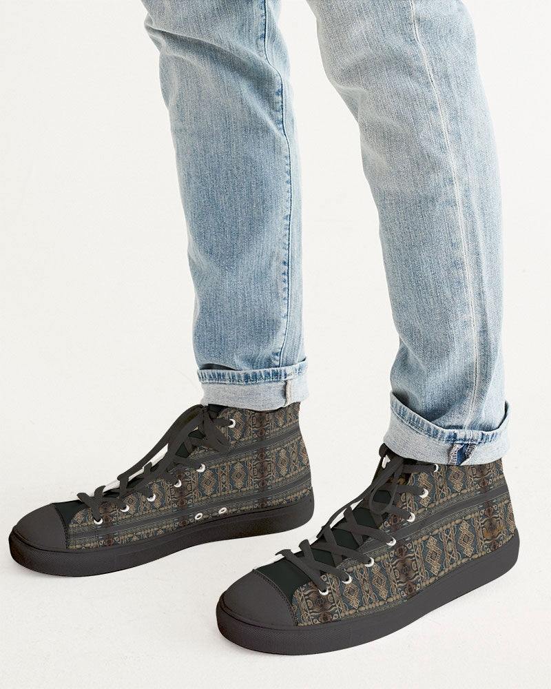 Men's Hightop Canvas Shoe - Black