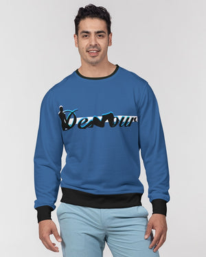 "Don't Leave Me Blue" Collection Men's Classic French Terry Crewneck Pullover
