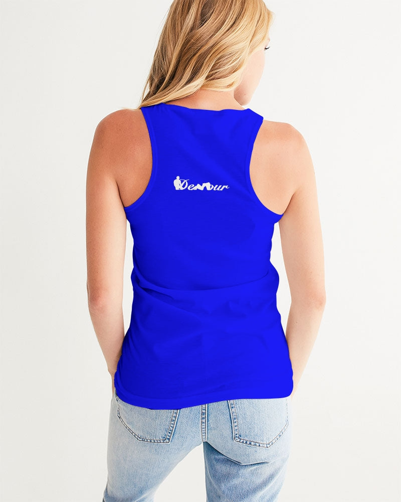 "Don't Leave Me Blue" Collection Women's All-Over Print Tank