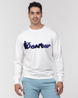 DeVour The Moment Men's Classic French Terry Crewneck Pullover