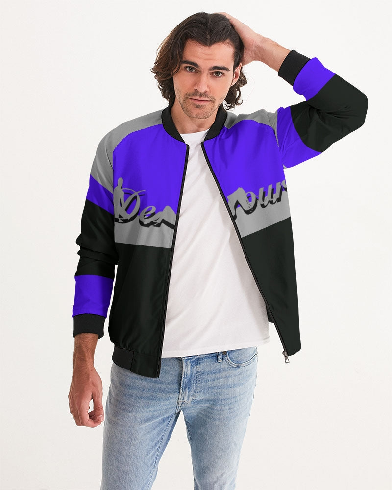 "Purple Royalty" Collection Men's Bomber Jacket
