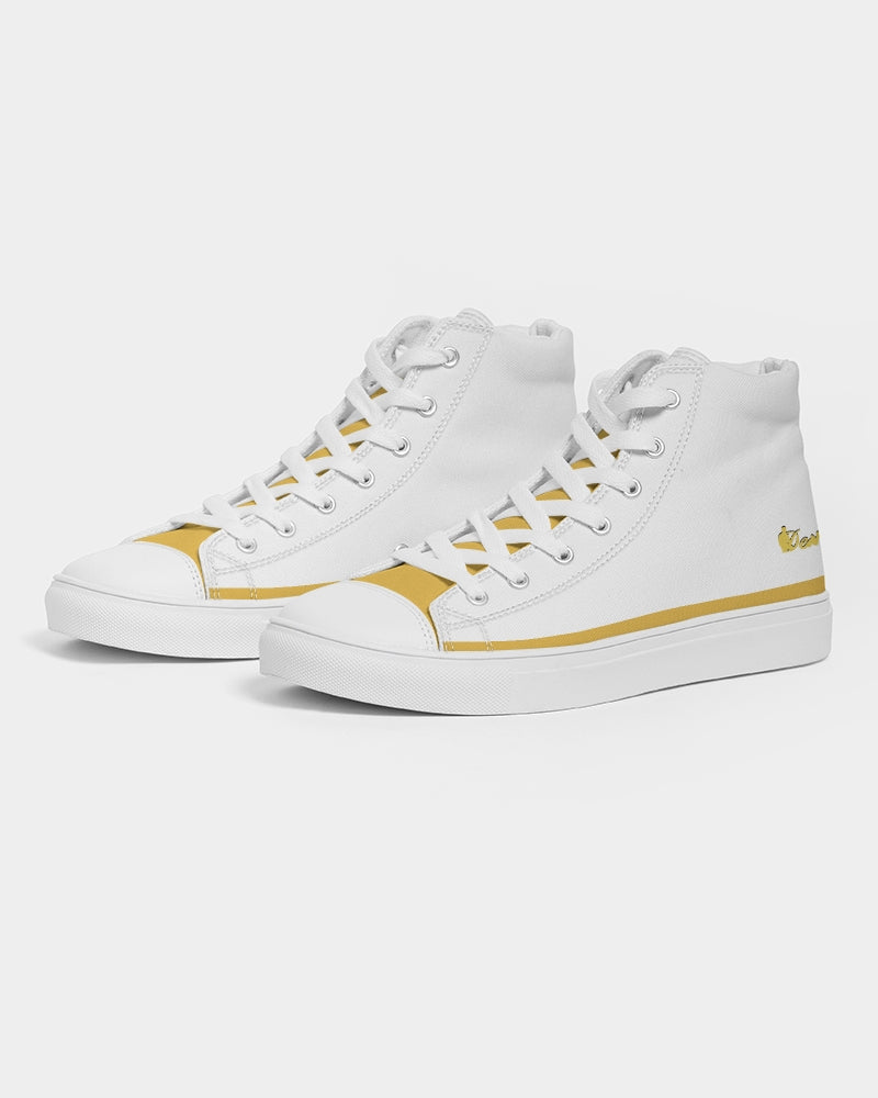 "Melo Yellow" Women's Hightop Canvas Shoe