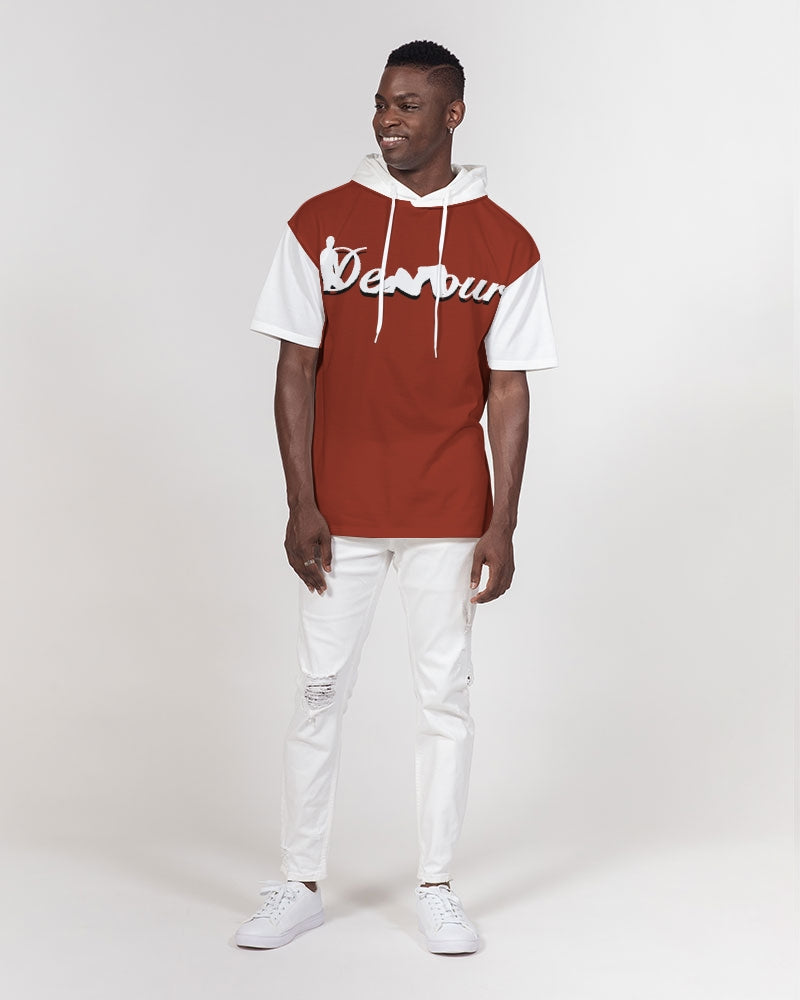 "Red Hot With Passion" Collection Men's Premium Heavyweight Short Sleeve Hoodie