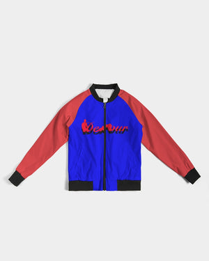 "Don't Leave Me Blue" Collection Women's Bomber Jacket