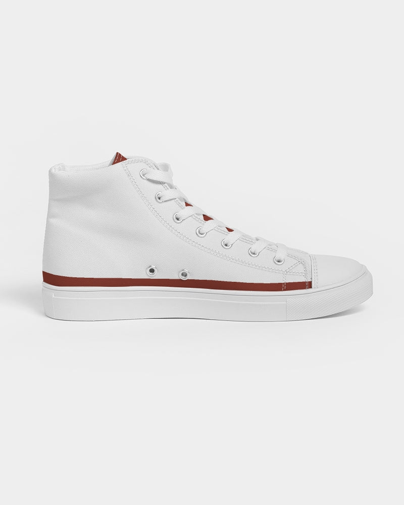 "Red Hot With Passion" Collection Men's Hightop Canvas Shoe
