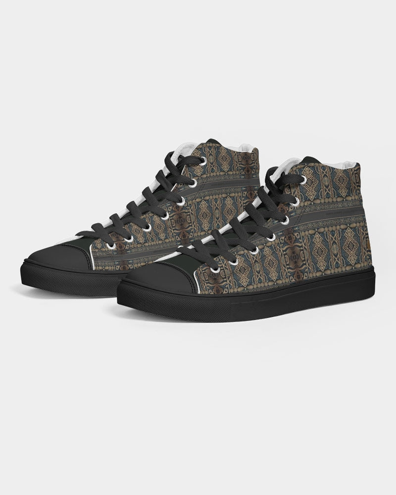 Men's Hightop Canvas Shoe - Black