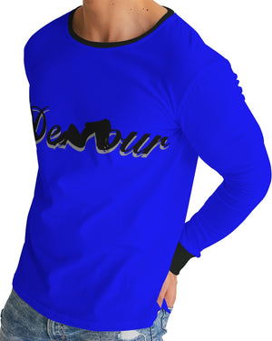 "Don't Leave Me Blue" Collection Men's Long Sleeve Tee