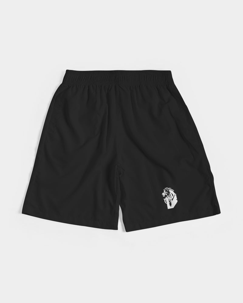 "Black Out" Collection Men's All-Over Print Jogger Shorts