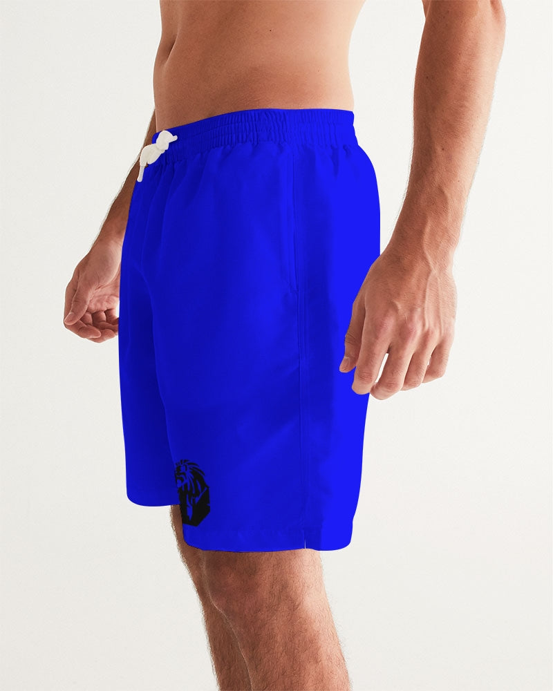 "Don't Leave Me Blue" Collection Men's All-Over Print Swim Trunk