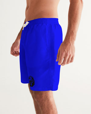 "Don't Leave Me Blue" Collection Men's All-Over Print Swim Trunk