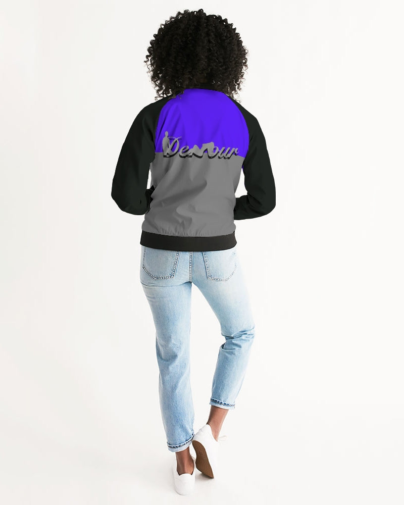 "Purple Royalty" Collection Women's Bomber Jacket