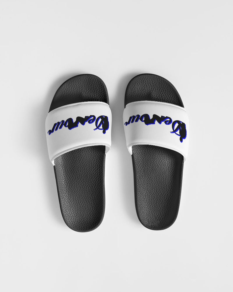 "Don't Leave Me Blue" DeVour The Moment Men's Slide Sandal