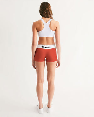 Red Zone Women's Mid-Rise Yoga Shorts