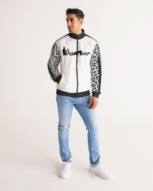 Men's Stripe-Sleeve Track Jacket