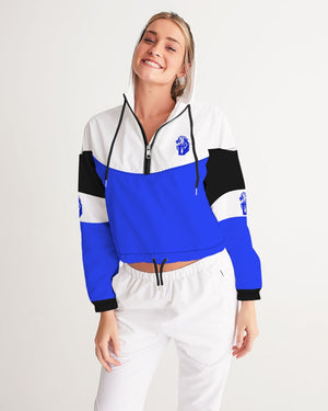 DeVour The Moment Women's All-Over Print Cropped Windbreaker