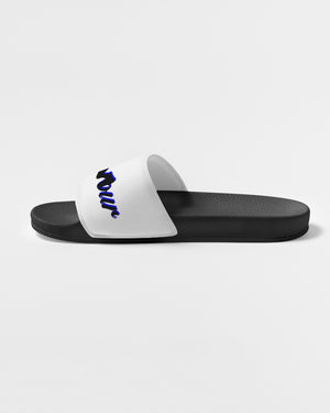 "Don't Leave Me Blue" DeVour The Moment Men's Slide Sandal
