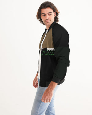 say in red Men's Bomber Jacket