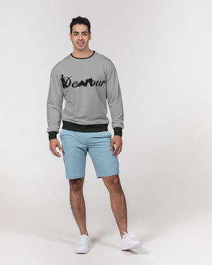 DeVour The Moment Men's Classic French Terry Crewneck Pullover