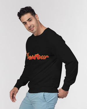 "Black Out" Collection Men's Classic French Terry Crewneck Pullover