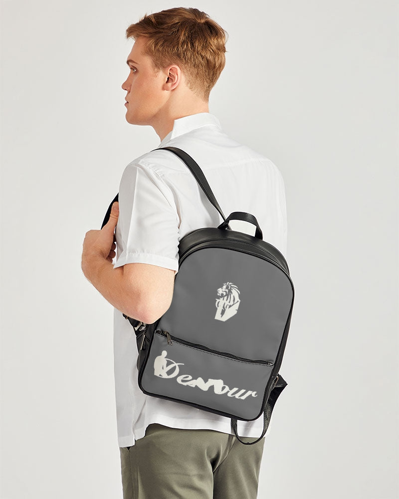 Classic Faux Leather Backpack