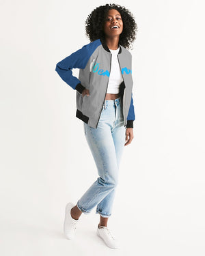 "Don't Leave Me Blue" Women's Bomber Jacket