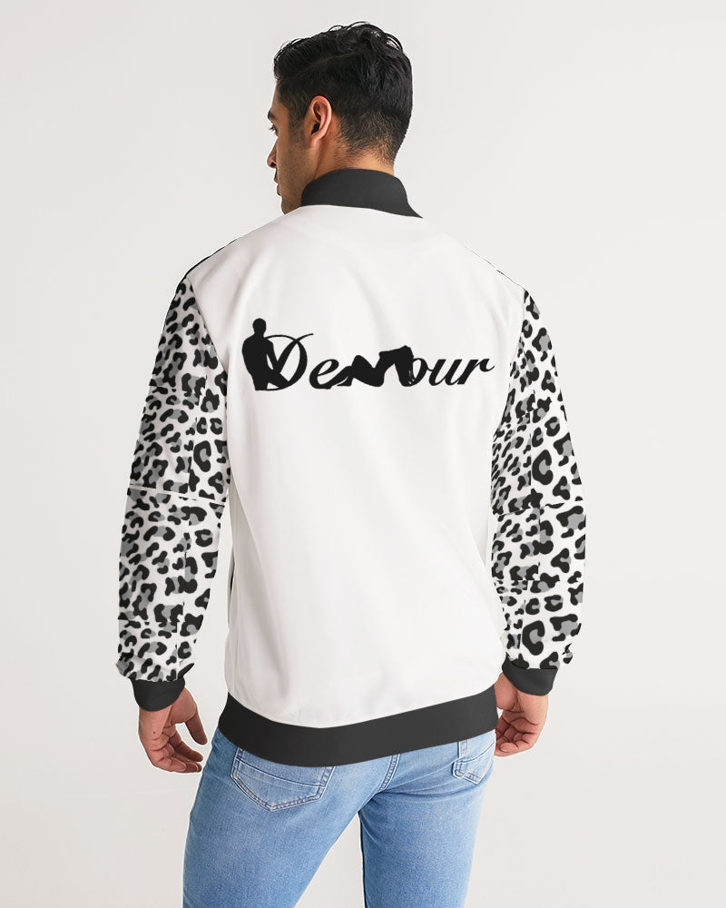 Men's Stripe-Sleeve Track Jacket
