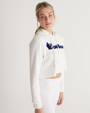 "Don't Leave Me Blue" DeVour The Moment Women's Cropped Hoodie