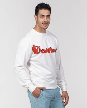 DeVour The Moment Men's Classic French Terry Crewneck Pullover