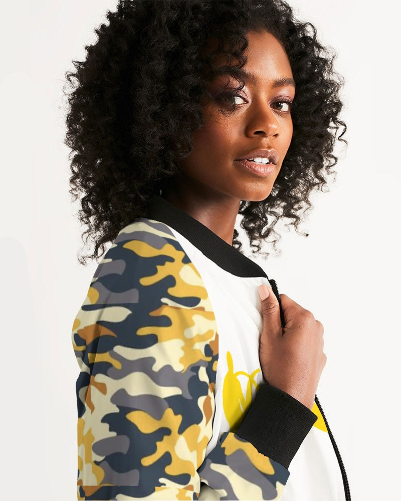 "Melo Yellow" Women's Bomber Jacket