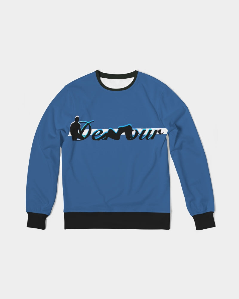 "Don't Leave Me Blue" Collection Men's Classic French Terry Crewneck Pullover