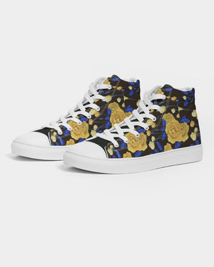 Don't leave me blue Women's Hightop Canvas Shoe