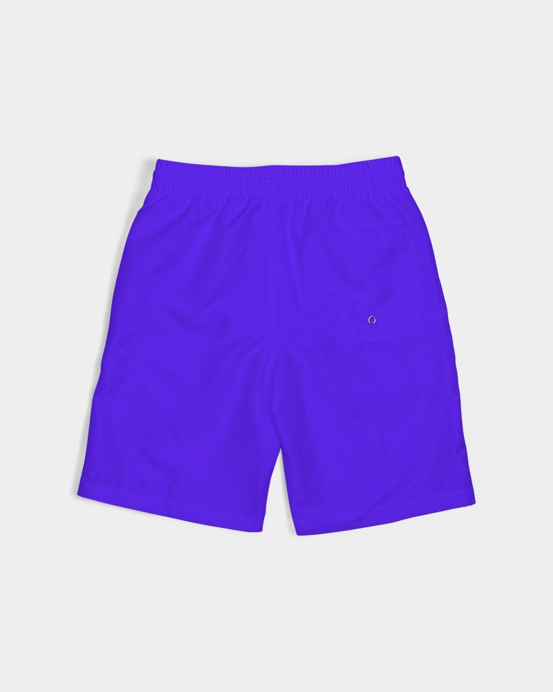 "Purple Royalty" Collection All-Over Print Swim Trunk