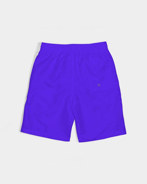 "Purple Royalty" Collection All-Over Print Swim Trunk