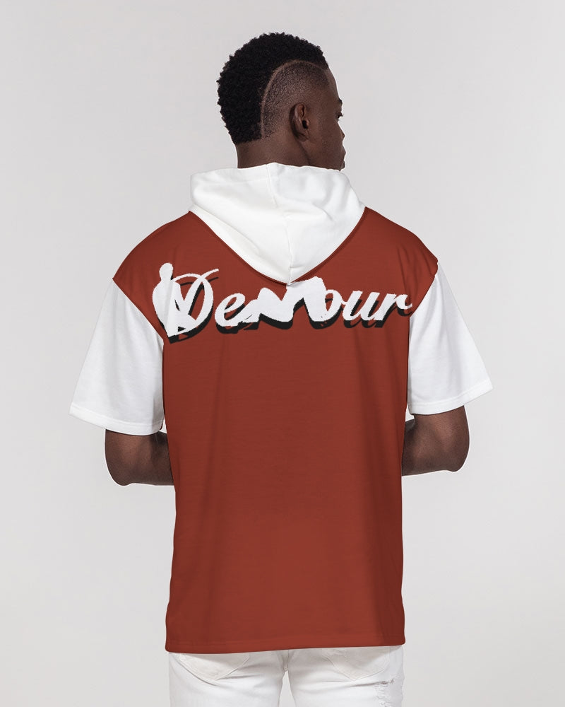 "Red Hot With Passion" Collection Men's Premium Heavyweight Short Sleeve Hoodie