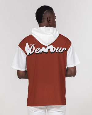 "Red Hot With Passion" Collection Men's Premium Heavyweight Short Sleeve Hoodie