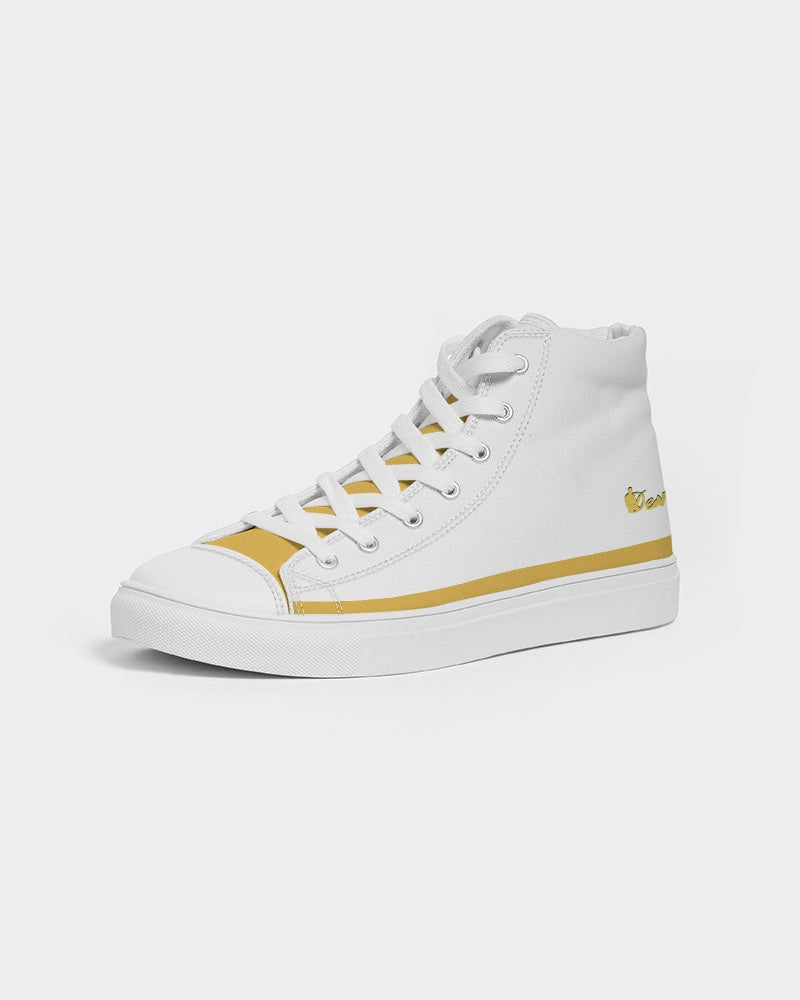 "Melo Yellow" Women's Hightop Canvas Shoe