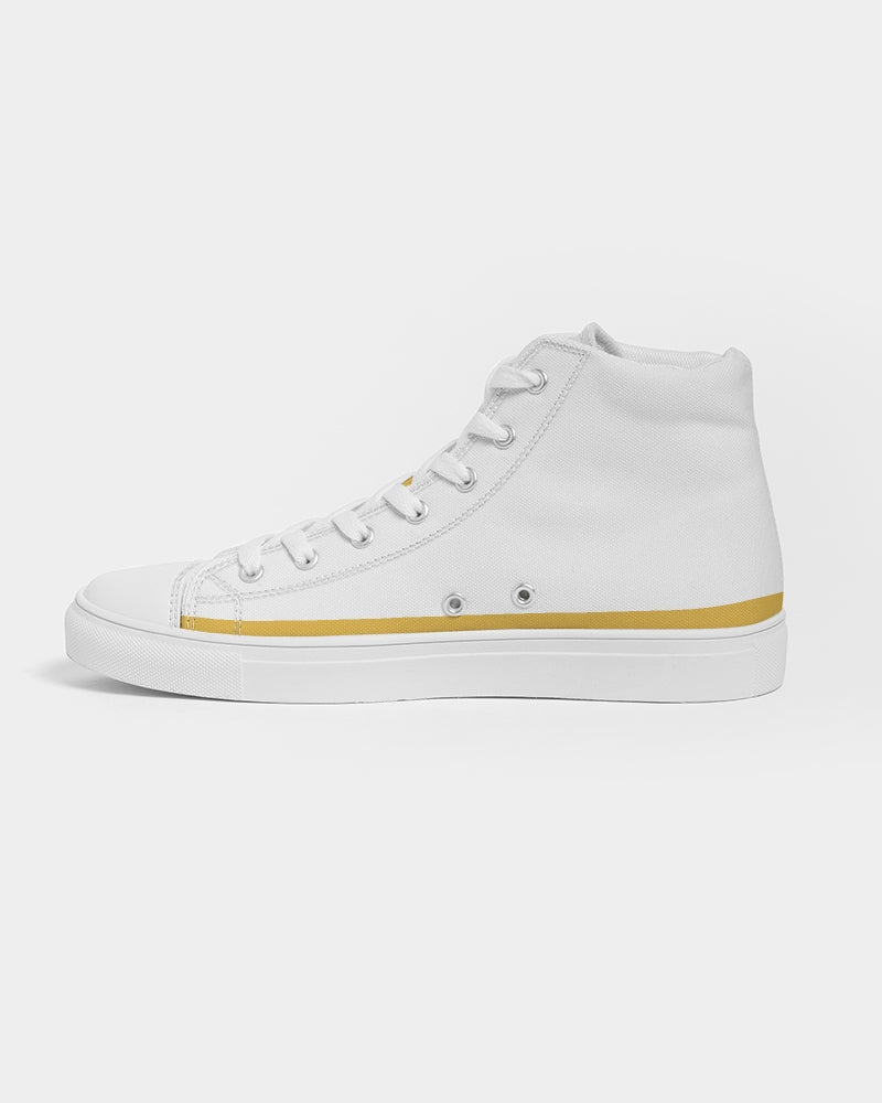 "Melo Yellow" Women's Hightop Canvas Shoe