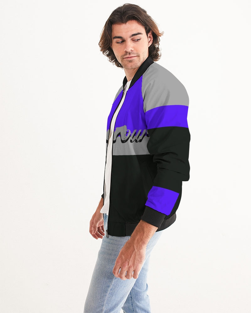"Purple Royalty" Collection Men's Bomber Jacket