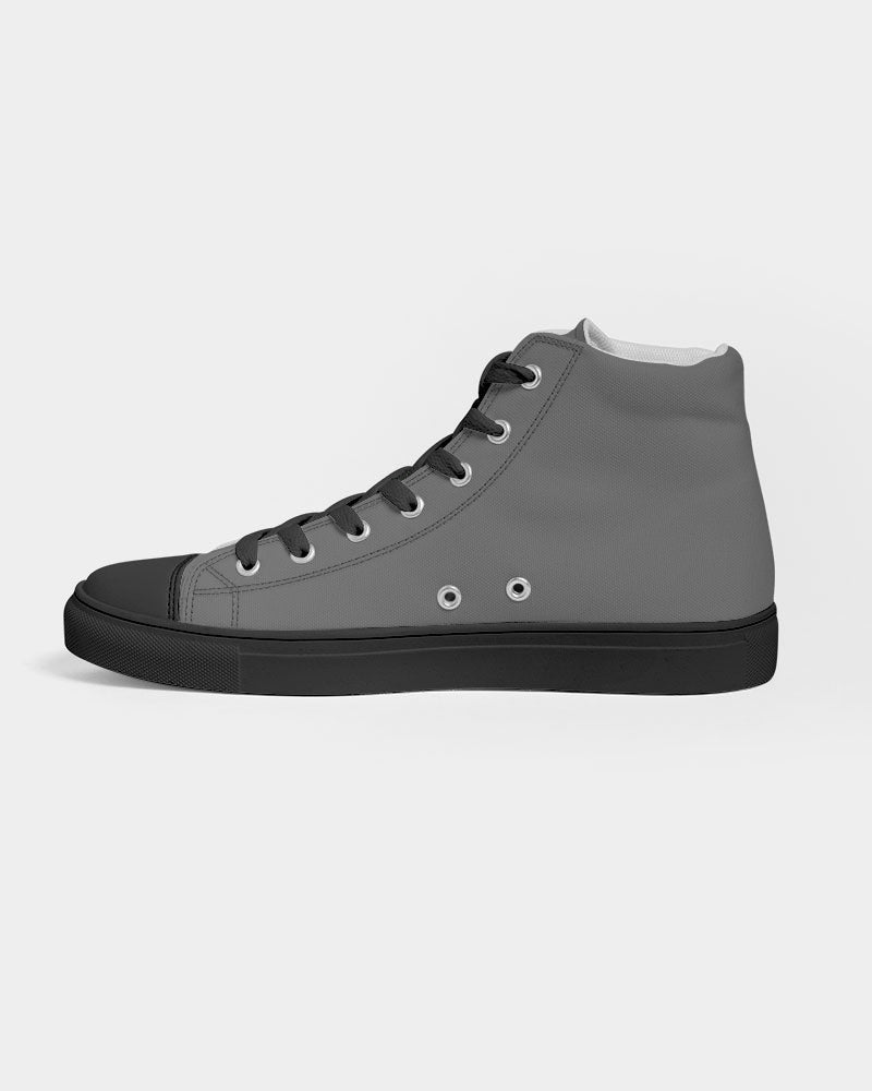 "Go Mode" Women's Hightop Canvas Shoe - Black