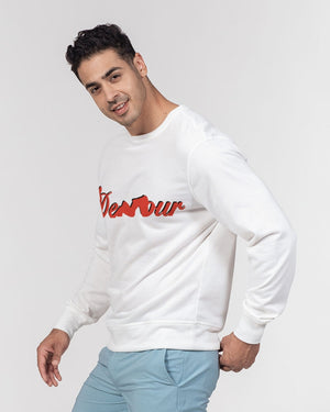 DeVour The Moment Men's Classic French Terry Crewneck Pullover