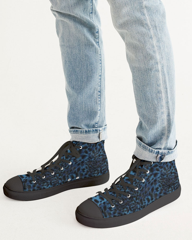 Royal Touch Men's Hightop Canvas Shoe - Black
